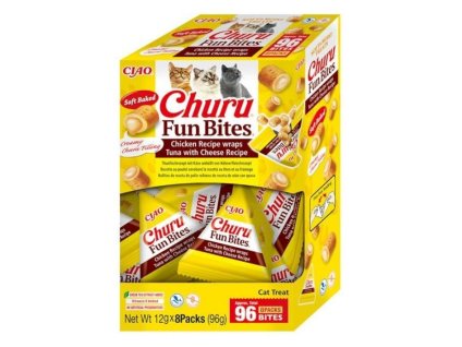 CIAO Churu Cat Fun Bites snack tuňák & sýr 96g