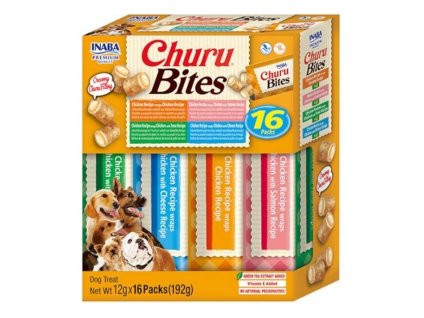 INABA Churu Dog Bites snack multipack 16x12g