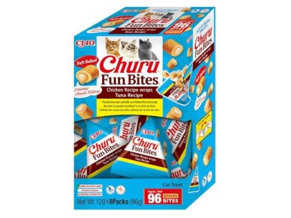 CIAO Churu Cat Fun Bites snack kuře & tuňák 96g