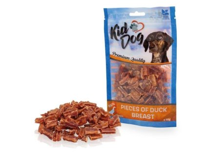 KIDDOG kachní prsa kousky 80g