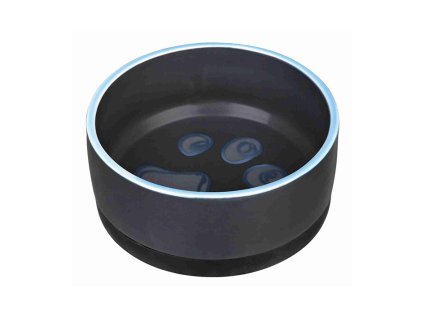 Keramická miska TRIXIE s packou a gumovou základnou 0,4l (12cm) (MIX BAREV)