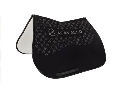 Všestranná podsedlová dečka ACAVALLO Lycra Bamboo Silicone Grip black/black VS FULL