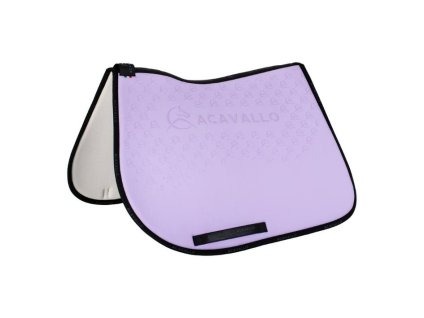 Všestranná podsedlová dečka ACAVALLO Lycra Bamboo Silicone Grip lillia/black VS FULL
