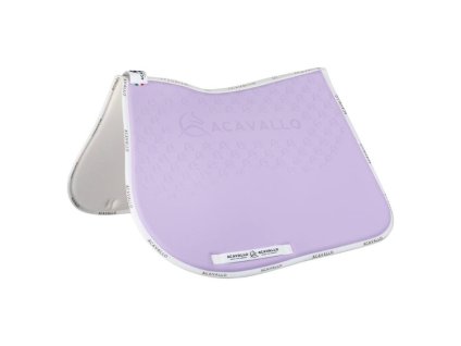 Všestranná podsedlová dečka ACAVALLO Lycra Bamboo Silicone Grip lillia/white VS FULL