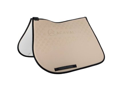 Všestranná podsedlová dečka ACAVALLO Lycra Bamboo Silicone Grip sand/black VS FULL
