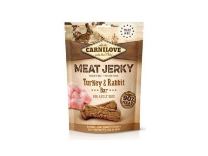 CARNILOVE Meat Jerky Turkey & Rabbit Bar 100g