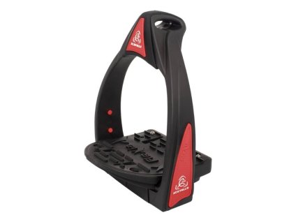 Bezpečnostní třmeny ACAVALLO Flexia black/red