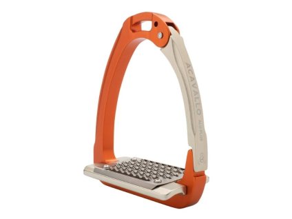 Bezpečnostní třmeny ACAVALLO Arena Aluplus 2.0 orange