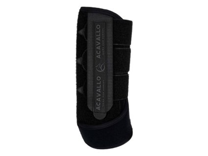 Kamaše ACAVALLO neoprenové s gelem přední černé (S)