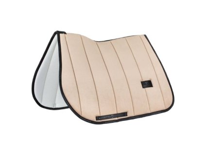 Všestranná podsedlová dečka EQUESTRO Louvre sand/black VS FULL