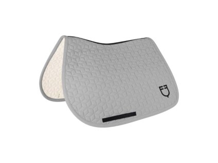 Všestranná podsedlová dečka EQUESTRO prošívaná frost grey VS FULL