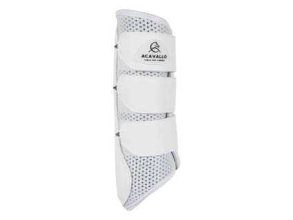 Kamaše ACAVALLO perforované zadní bílé (S)