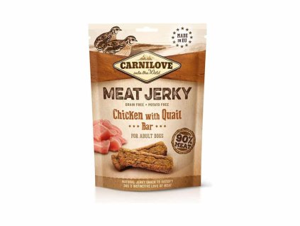 CARNILOVE Meat Jerky Chicken with Quail Bar 100g