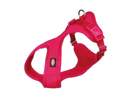 Postroj TRIXIE Soft vypolstrovaný růžový (XXS-XS) 1,5x25-35cm