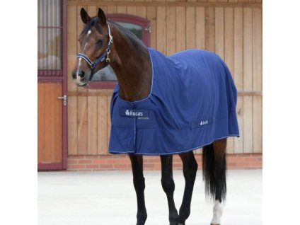Transportní/odpocovací deka BUCAS Shamrock Power navy/silver 145cm