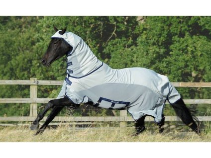 Deka proti hmyzu BUCAS Sweet-itch X light silver 130cm