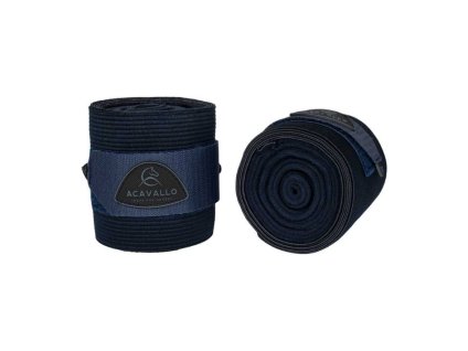 Elastické bandáže ACAVALLO fleecové blue
