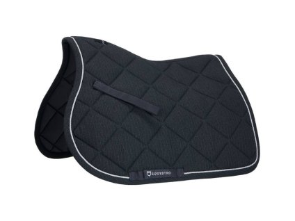 Všestranná podsedlová dečka EQUESTRO Cotton prošívaná grey VS FULL