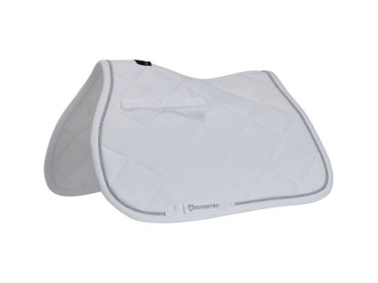 Všestranná podsedlová dečka EQUESTRO Cotton prošívaná white VS FULL