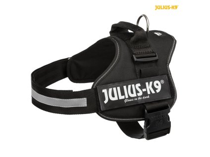 Postroj TRIXIE Julius-K9 silový černý (L/XL) 71-96cm