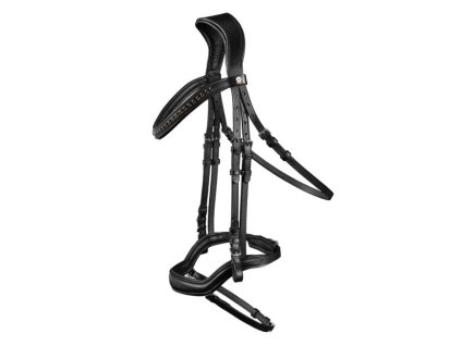 Uzdečka WALDHAUSEN X-Line New Shape II. s anatomickým nánosníkem black COB