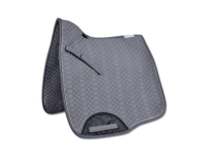 Drezurní podsedlová dečka WALDHAUSEN Lugano grey/silver DR