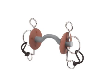 Udidlo pelham BERIS Short tounge port soft 130mm