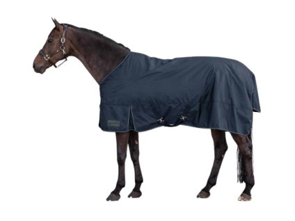 Lehká výběhová deka WALDHAUSEN Nordic s fleecem night blue 125cm