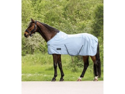 Deka proti hmyzu s nepromokavými zády WALDHAUSEN Protect light blue/night blue 165cm