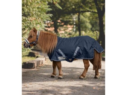 Výběhová deka WALDHAUSEN Comfort Shetty 100g night blue 70cm