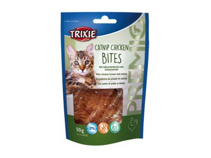 TRIXIE Cat Premio Catnip Chicken Bites 50g