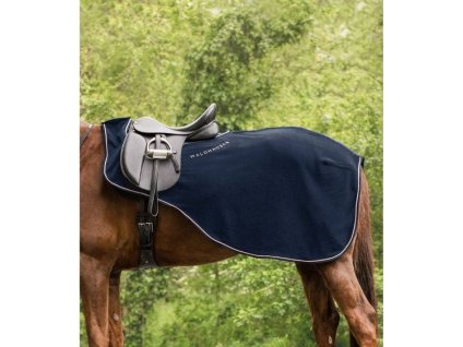 Bederní deka WALDHAUSEN Modern Rosé fleecová night blue/rosegold FULL