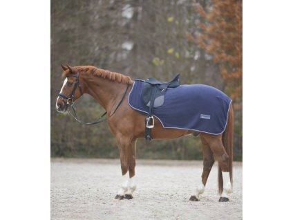 Bederní deka WALDHAUSEN Eco fleecová night blue PONY