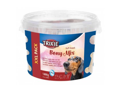 TRIXIE Soft Snack Bony Mix - hovězí, jehněčí, kuřecí, zvěřina 1800g