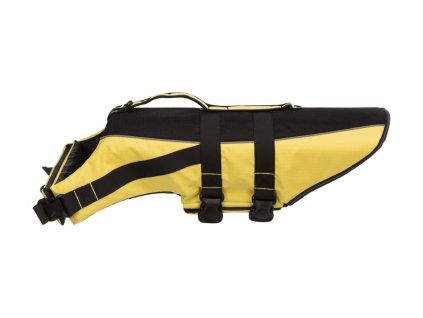 Plovací vesta TRIXIE Life Vest žlutočerná (S) 35cm (hrudník 42-66cm, do 20kg)