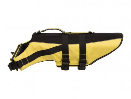 Plovací vesta TRIXIE Life Vest žlutočerná (M) 45cm (hrudník 45-72cm, do 30kg)