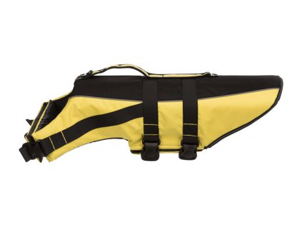 Plovací vesta TRIXIE Life Vest žlutočerná (XL) 65cm (hrudník 60-96cm, do 45kg)