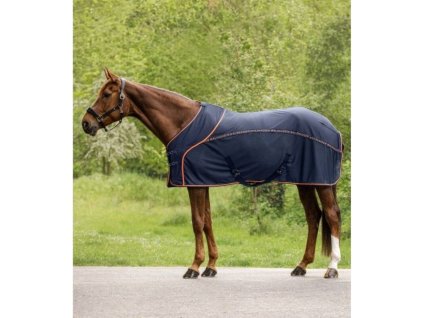 Deka síťovaná WALDHAUSEN Cooler Fly-Summer night blue/orange 155cm