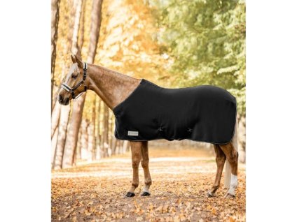 Odpocovací deka WALDHAUSEN Eco křížové zapínání black 145cm