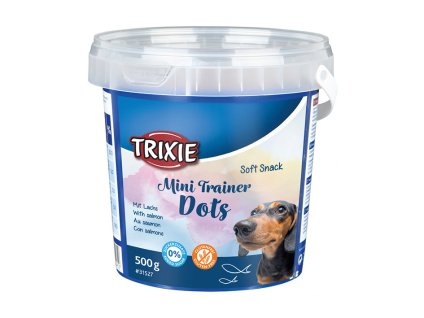 TRIXIE Soft Snack Mini Trainer Dots s lososem 500g