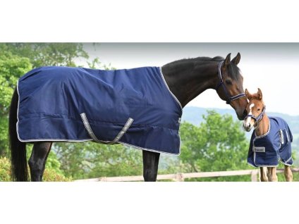 Výběhová deka BUCAS Freedom 150g navy 165cm (DOPRODEJ)
