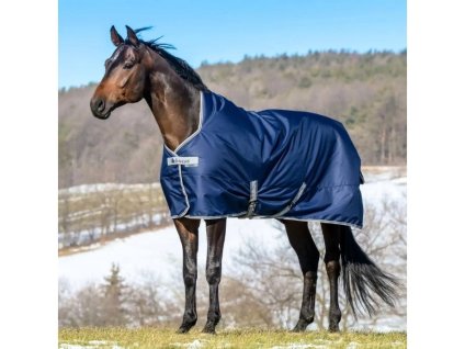 Lehká výběhová deka BUCAS Freedom High Neck 0g navy 145cm