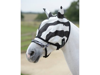 Maska proti hmyzu BUCAS Buzz-Off Zebra (XL)