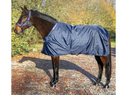 Lehká stájová deka BUCAS Stable Sheet navy 140cm
