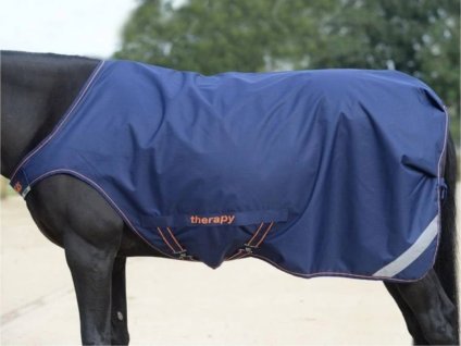 Deka do kolotoče BUCAS Therapy navy/orange 135cm