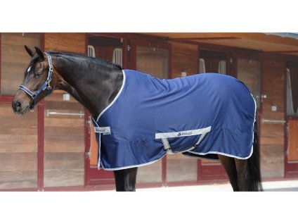 Lehká stájová deka BUCAS Freedom Twill Sheet navy 135cm