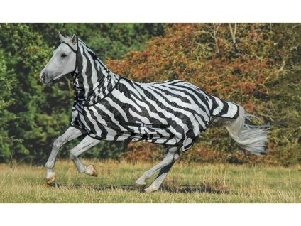 Deka proti hmyzu BUCAS Buzz-Off Full-Neck Zebra 130cm