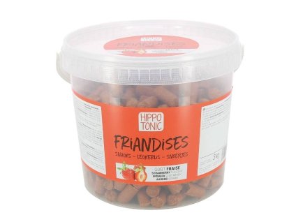 HIPPOTONIC Pamlsky pro koně jahodové 3kg