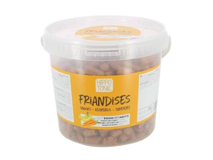 HIPPOTONIC Pamlsky pro koně banán a mrkev 3kg