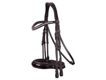 Uzda BR Keswick black/silver COB